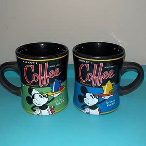 Mickey and Minnie coffee mugs